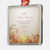 50th Wedding Jubileum, Lord Bless & Keep Metalen Ornament (Links)