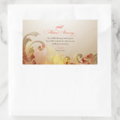 50th Wedding Jubileum, Lord Bless & Keep Rechthoekige Sticker (Tas)