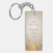 50th Wedding Jubileum, Lord Bless & Keep Sleutelhanger (Voorkant Links)