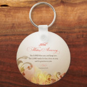 50th Wedding Jubileum, Lord Bless & Keep Sleutelhanger (Voorkant)