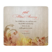 50th Wedding Jubileum, Lord Bless & Keep Snijplank (Voorkant)