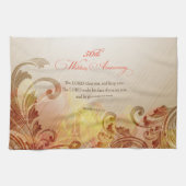 50th Wedding Jubileum, Lord Bless & Keep Theedoek (Horizontaal)