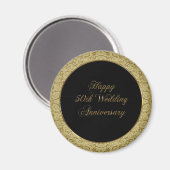 50th Wedding Jubileum Magnet (Voorkant / Achterkant)