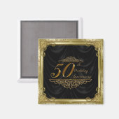 50th Wedding Jubileum Magnet (Voorkant / Achterkant)