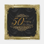 50th Wedding Jubileum Magnet (Voorkant)