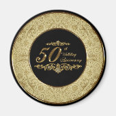 50th Wedding Jubileum Magnet (Voorkant)