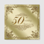 50th Wedding Jubileum Magnet<br><div class="desc">Een Digitalbcon Afbeeldingen Design met een gouden bloei met een verscheidenheid aan aangepaste afbeeldingen, vormen, patronen, stijlen en lettertypen in deze unieke Golden Wedding Jubileum Magnet! Deze aantrekkelijke en kleurrijke magneet maakt een mooi aandenken aan het grote evenement of een aandenken aan familie en vrienden die uitgenodigd zijn voor de...</div>