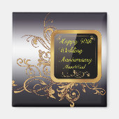 50th Wedding Jubileum Magnet (Voorkant)