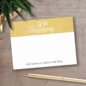 50th Wedding Jubileum Persoonlijk Golden Post-it® Notes