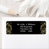 50th Wedding Jubileum Return Address Labels (Insitu)