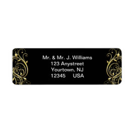 50th Wedding Jubileum Return Address Labels