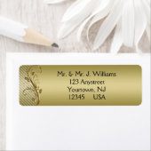 50th Wedding Jubileum Return Address Labels (Insitu)