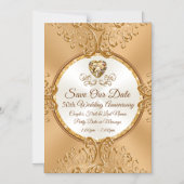 50th Wedding Jubileum sparen de Magneten van de Da (Voorkant)