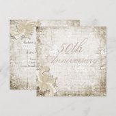 50th Wedding Jubileum Telemark Design Custom Kaart (Voorkant / Achterkant)