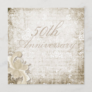 50th Wedding Jubileum Telemark Design Custom Kaart