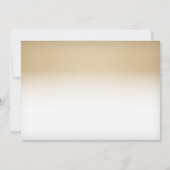 50th Wedding Jubileum Uitnodiging Gold Foto (Achterkant)