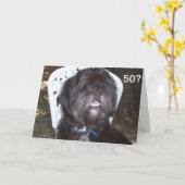 50th-you KIJKT FANTASTIC UIT Kaart (Gele Bloem)