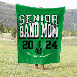 50x60 School Band Senior Mom Stadion Fleece Deken