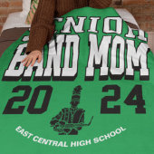 50x60 School Band Senior Mom Stadion Fleece Deken