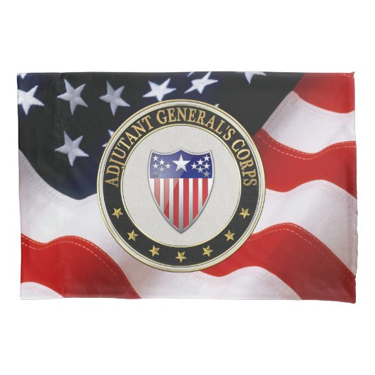 [510] Adjutant General's Corps Branch Insignia [3D Kussensloop (Voorkant)