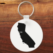 510 Area Code, California, Bay Area Sleutelhanger (Voorkant)