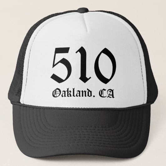 "510" Oakland, CA-Pet Trucker Pet (Voorkant)