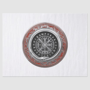 [510] Vegvisir - Viking Silver Magic Runass Tissuepapier