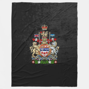 [510] Wapen van Canada [3D] Fleece Deken