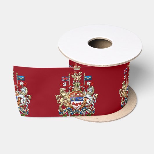 [510] Wapen van Canada [3D] Satijnen Lint (Spoel)