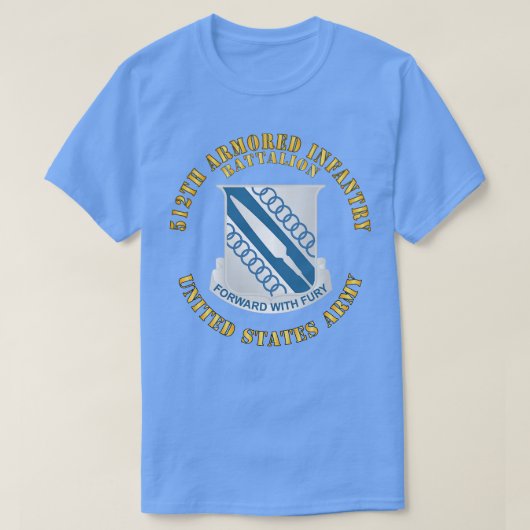 512e Pantserinfanteriebataljon 4e Pantserdiv T-shirt (Design voorkant)