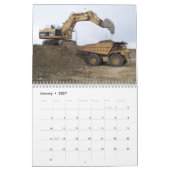 5130 Excavator/Dump truck, zware apparatuur Kalender (Jan 2027)