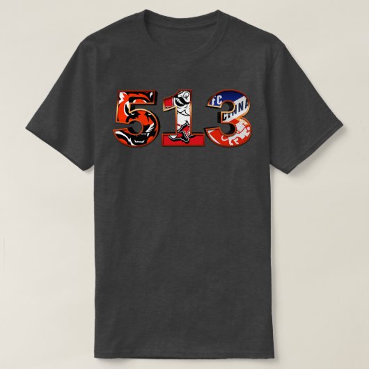 513 Gebiedscode Vervuilingssport T-shirt (Design voorkant)