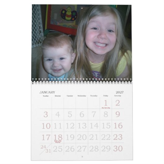 514033929_01, Phoebe & Riley2007 Agenda Kalender (Jan 2027)