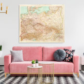 5152 Duitsland, Polen, Tsjechoslowakije Canvas Afdruk (Insitu (Woonkamer))