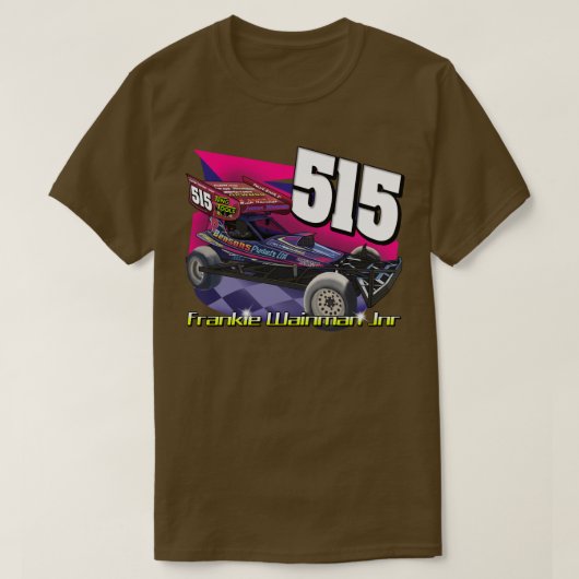 515 Frankie Wainman Jnr Brisca F1 2021 Tarmac T-shirt (Design voorkant)