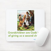 51608[2] Grootkinderen zijn goden Muismat (Met muis)