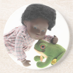 519 Sasha Cara Black Baby Bierdeckel Zandsteen Onderzetter