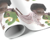 519 Sasha Cara Black Baby Cadeaupapier (Rol Hoek)