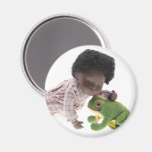 519 Sasha Cara Black Baby Magnet (Voorkant / Achterkant)