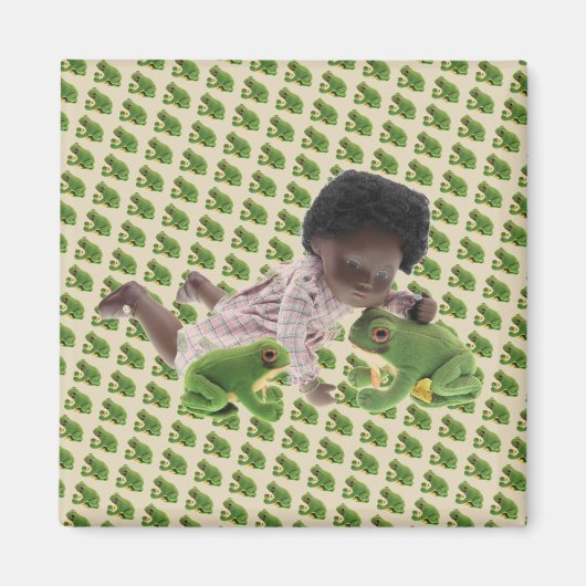 519 Sasha Cara Black Baby Magnet (Voorkant)