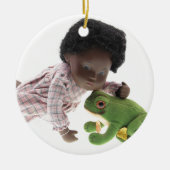 519 Sasha Cara Black Baby Ornament (Voorkant)