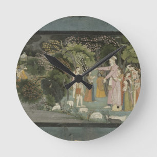 51.207/28 Nanda die Radha vraagt om Krishna te beg Ronde Klok