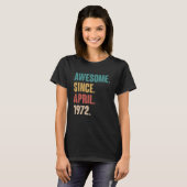 51 april 51 jaar oud azijnmerk t-shirt (Voorkant volledig)
