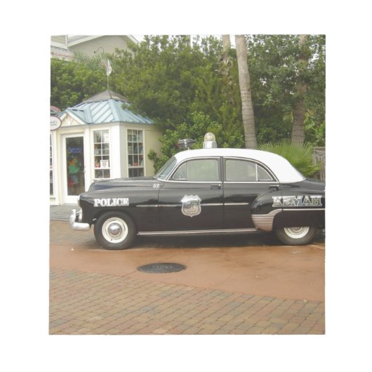 "51 Chevrolet Politieauto Notitieblok (Voorkant)