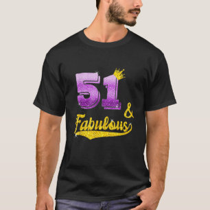 51 en fantastische 51 jaar oude Gift 51ste verjaar T-shirt