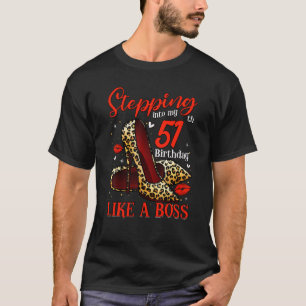 51 jaar naar mijn 51ste verjaardag meisjes t-shirt