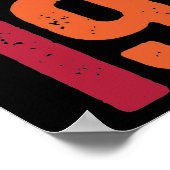 51 jaar oud cadeau  1971 51e verjaardag poster (Hoek)