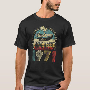 51 jaar oude 51e verjaardag Geweldige sinds novemb T-shirt