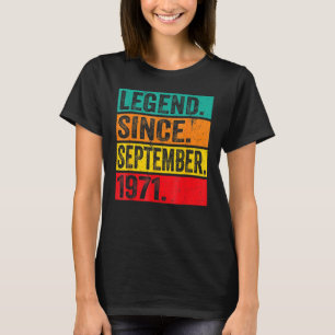 51 jaar oude leggende sinds september 1971 51e bil t-shirt