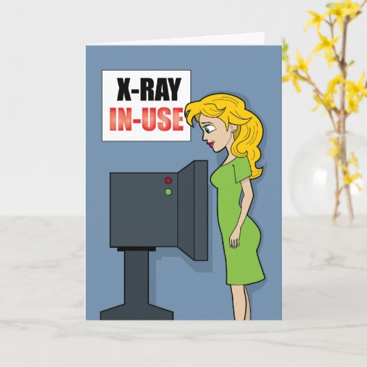 #51 Röntgenfoto goed in gebruik Kaart (Gele Bloem)